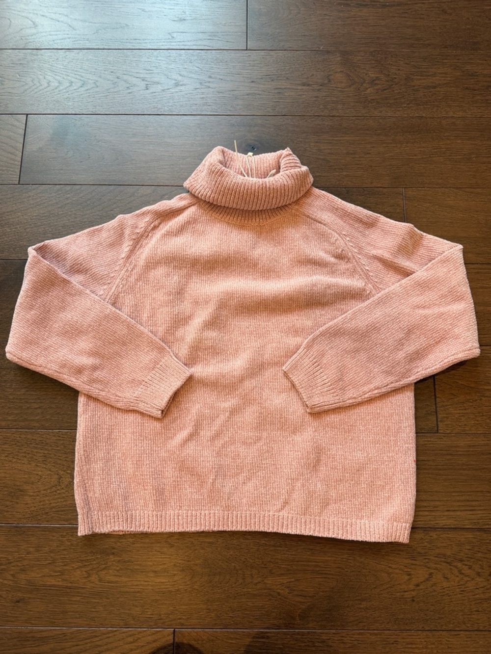 Mango Pink Turtleneck Kids Sweater Size 11/12 - C42-008
